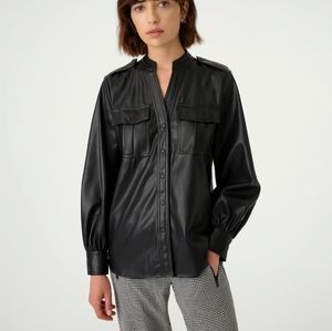 🛑KARL LAGERFELD Leather Shirt